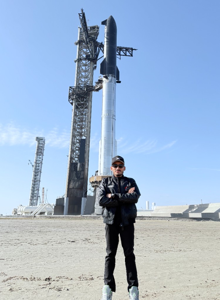 Prashant at SpaceX Starship